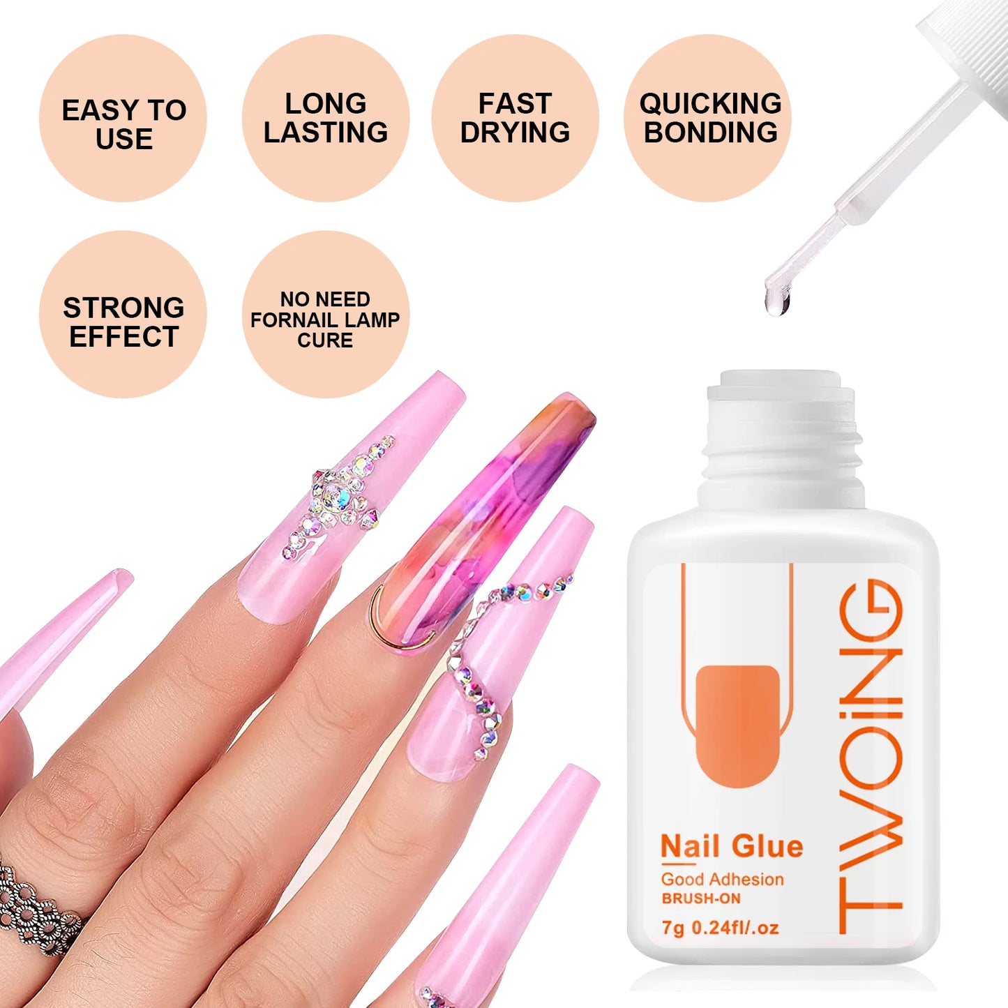 DIYVA SuperHold Nail Adhesive | For Press-Ons & Acrylics